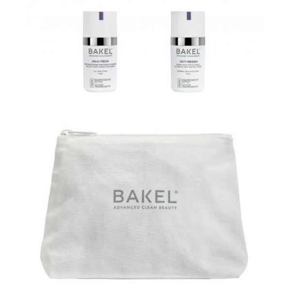 Bakel - Kit Idratazione - Siero Idratazione Profonda + Crema Anti-Età per Pelle Normale e Mista - 10+15 ml - Cosmetici Luxury