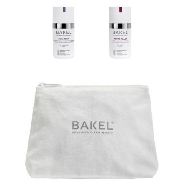 Bakel - Kit Idratazione - Siero Idratazione Profonda Istantanea + Crema Anti-Età per Pelle Secca - 10+15 ml - Cosmetici Luxury