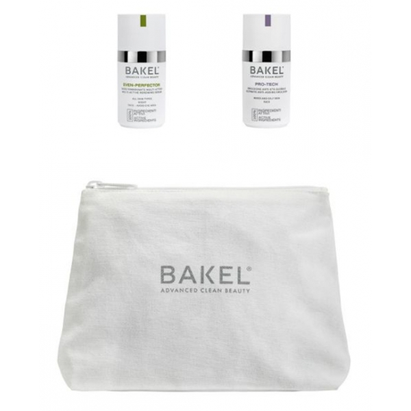 Bakel - Sebum-Balancing Kit - Renewing Serum + Anti-Ageing Emulsion for Mixed and Oily Skin - 10+15 ml - Luxury Cosmetics