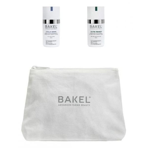Bakel - Kit Tonicità - Siero Ultra-Rassodante + Emulsione Anti-Età Globale per Pelle Molto Secca - 10+15 ml - Cosmetici Luxury