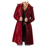 Noblesse Oblige - Monte-Carlo - Rodisia - Trench - Rouge - Trench - Cappotto - Giacca - Luxury Exclusive Collection