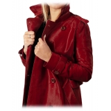 Noblesse Oblige - Monte-Carlo - Rodisia - Trench - Rouge - Trench - Coat - Jacket - Luxury Exclusive Collection
