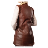 Noblesse Oblige - Monte-Carlo - Delia - Rust - Vest - Coat - Jacket - Luxury Exclusive Collection