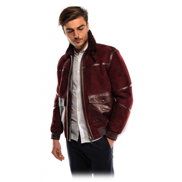 Noblesse Oblige - Monte-Carlo - Hoker - Burgundy - Coat - Jacket - Luxury Exclusive Collection