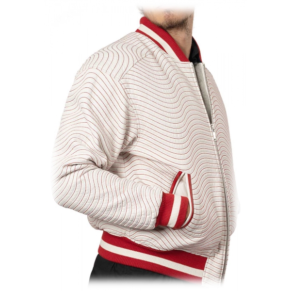 MONTECARLO Jacket White - Double Red