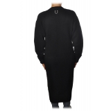 Patrizia Pepe - Long Cardigan with Buttons Closure - Black - Pullover - Made in Italy - Luxury Exclusive Collection