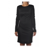 Patrizia Pepe - Sheath Dress in Stretch Fabric - Black - Dress - Made in Italy - Luxury Exclusive Collection