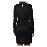 Patrizia Pepe - Sheath Dress in Stretch Fabric - Black - Dress - Made in Italy - Luxury Exclusive Collection