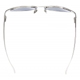 Bottega Veneta - Metal Cat-Eye Sunglasses - Silver - Sunglasses - Bottega Veneta Eyewear