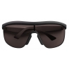 Bottega Veneta - Acetate Shield Sunglasses - Black Grey - Sunglasses - Bottega Veneta Eyewear