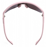 Bottega Veneta - Acetate Shield Sunglasses - Pink Grey - Sunglasses - Bottega Veneta Eyewear