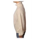 Patrizia Pepe - Double Yarn High Neck Sweater - White - Pullover - Made in Italy - Luxury Exclusive Collection