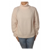 Patrizia Pepe - Double Yarn High Neck Sweater - White - Pullover - Made in Italy - Luxury Exclusive Collection