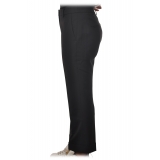 Patrizia Pepe - Pantalone Dritto con Tasca Chinos - Nero - Pantalone - Made in Italy - Luxury Exclusive Collection