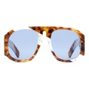 Gucci - Round Frame Acetate Sunglasses - Tortoiseshell and White Mother of Pearl - Gucci Eyewear