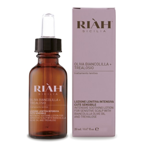 Riàh Sicilia - Intensive Soothing Lotion for Sensitive Skin - Biancolilla Olive - Made in Sicily Italy