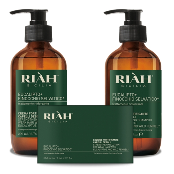 Riàh Sicilia - Treatment Package - Eucalyptus + Wild Fennel from Organic Farming - Made in Sicily Italy