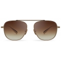 DITA - Flight.009 - Oro Bianco Marrone Scuro - DTS409 - Occhiali da Sole - DITA Eyewear