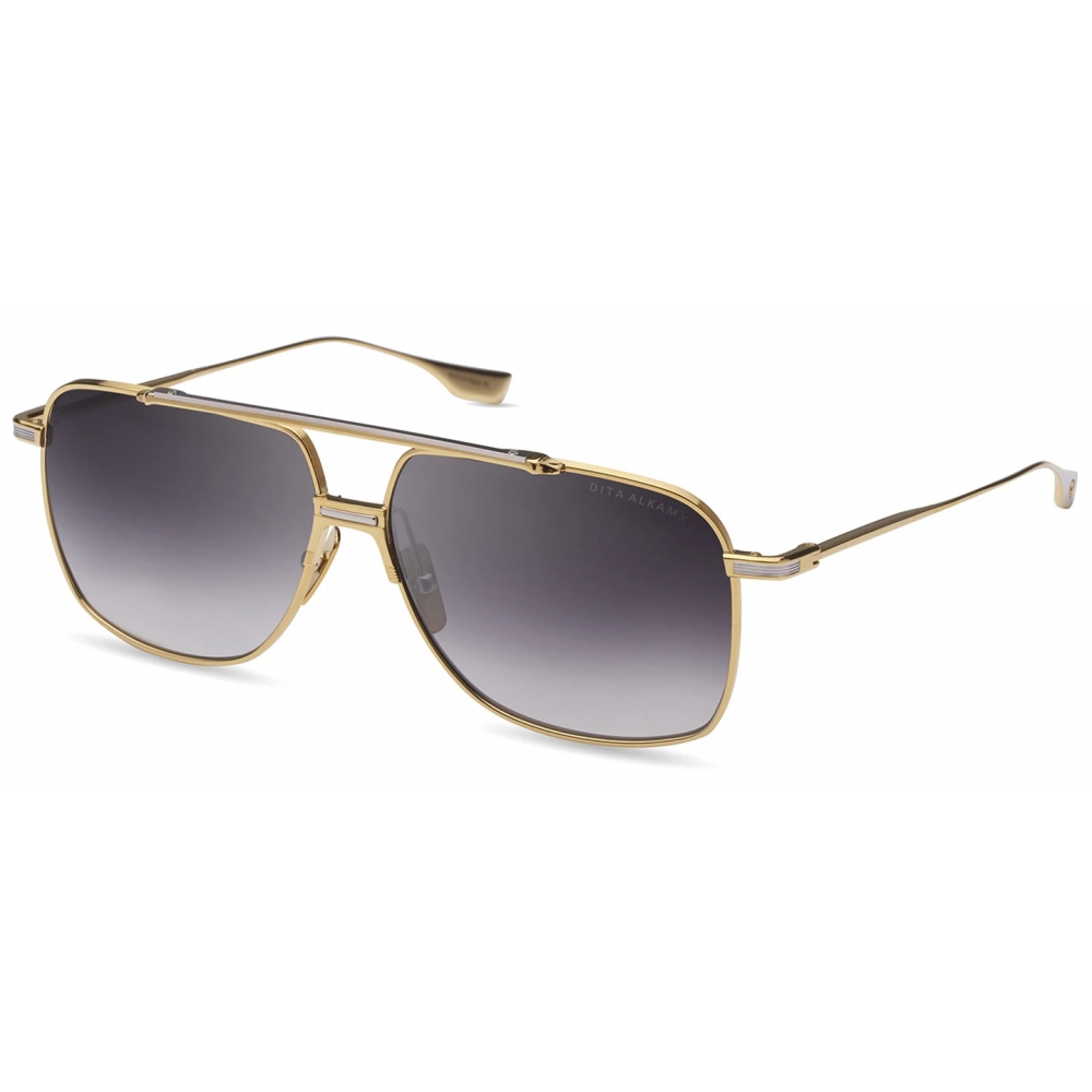 DITA - AlkaMX - Yellow Gold Silver - DTS100 - Sunglasses - DITA Eyewear ...