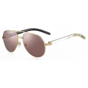 Cartier - Pilot - White Horn - Première de Cartier Collection - Sunglasses - Cartier Eyewear
