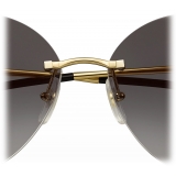 Cartier - Butterfly - Shiny Gold FInish - Première de Cartier Collection - Sunglasses - Cartier Eyewear