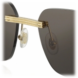 Cartier - Rectangular - Shiny Gold FInish - Première de Cartier Collection - Sunglasses - Cartier Eyewear