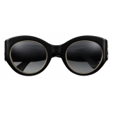 Cartier - Cat-Eye - Black Acetate - Signature C de Cartier Collection - Sunglasses - Cartier Eyewear