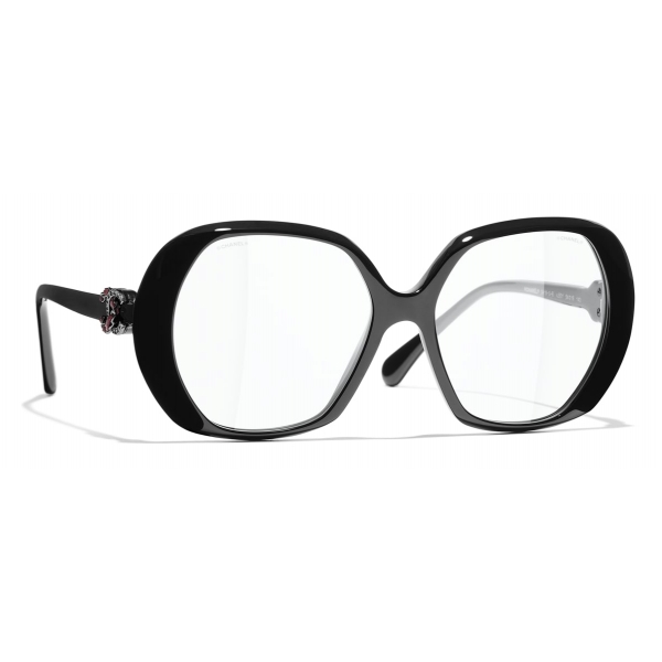 Chanel - Occhiali da Sole Quadrati - Nero Blu - Chanel Eyewear