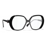 Chanel - Occhiali da Sole Quadrati - Nero Blu - Chanel Eyewear