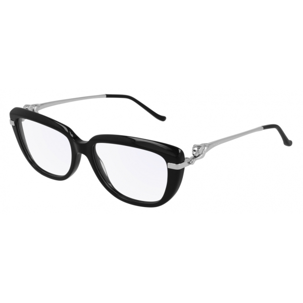 Cartier - Optical Glasses CT0282O - Black Silver - Cartier Eyewear