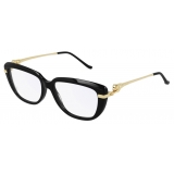 Cartier - Optical Glasses CT0282O - Black Gold - Cartier Eyewear