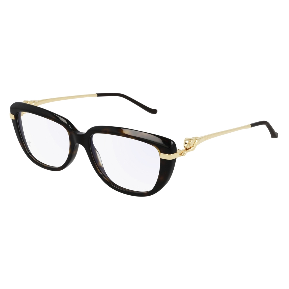Cartier - Optical Glasses CT0282O - Black Gold - Cartier Eyewear - Avvenice