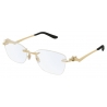 Cartier - Optical Glasses CT0120O - Gold - Cartier Eyewear