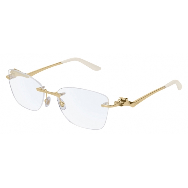 Cartier - Optical Glasses CT0120O - Gold - Cartier Eyewear