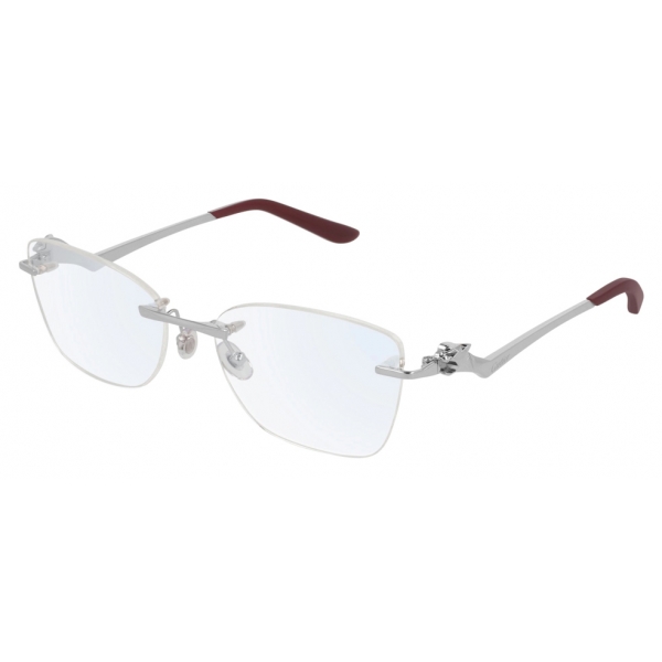 Cartier - Optical Glasses CT0120O - Silver - Cartier Eyewear