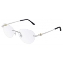 Cartier - Optical Glasses CT0224O - Silver - Cartier Eyewear