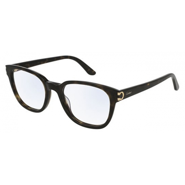 Cartier - Optical Glasses CT0006O - Dark Havana Gold - Cartier Eyewear