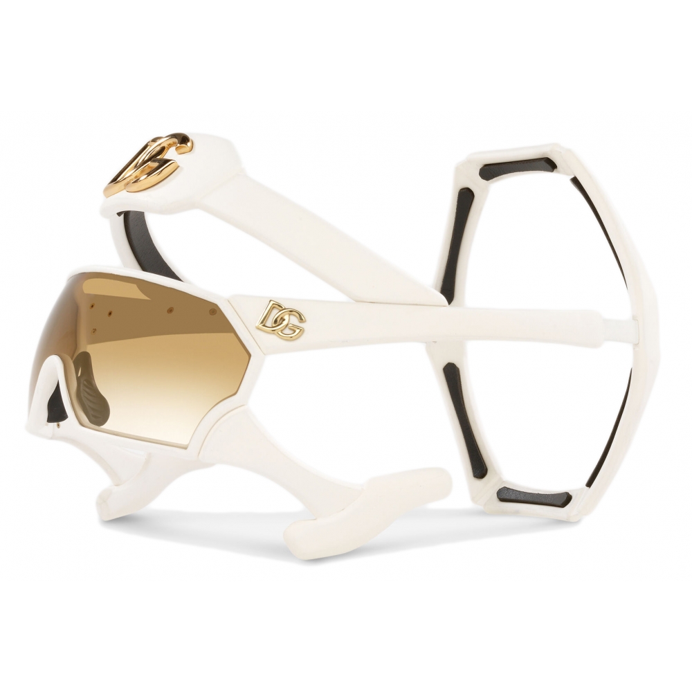 Dolce & Gabbana - Next Generation Mask Sunglasses - White - Dolce 