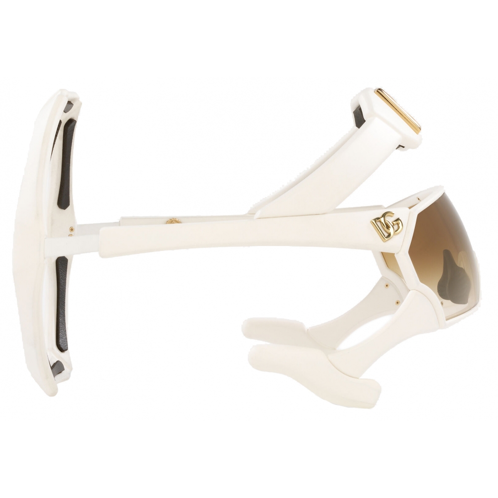 Dolce & Gabbana - Next Generation Mask Sunglasses - White - Dolce 
