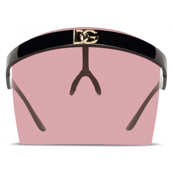 Dolce & Gabbana - Geometric Transparency Sunglasses - Black Pink - Dolce & Gabbana Eyewear
