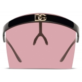 Dolce & Gabbana - Occhiale da Sole Geometric Transparency - Nero Rosa - Dolce & Gabbana Eyewear