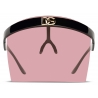 Dolce & Gabbana - Occhiale da Sole Geometric Transparency - Nero Rosa - Dolce & Gabbana Eyewear