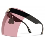 Dolce & Gabbana - Geometric Transparency Sunglasses - Black Pink - Dolce & Gabbana Eyewear