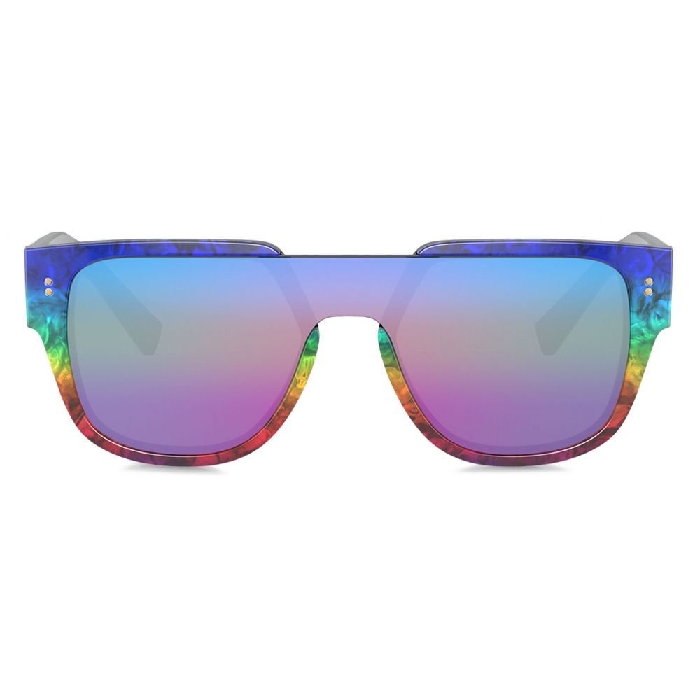 Dolce & Gabbana - Iridescent Rainbow Sunglasses - Rainbow - Dolce & Gabbana  Eyewear - Avvenice