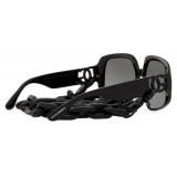 Dolce & Gabbana - DG Crossed Sunglasses - Black - Dolce & Gabbana Eyewear