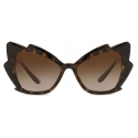 Dolce & Gabbana - Occhiale da Sole Gattopardo - Havana - Dolce & Gabbana Eyewear