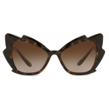 Dolce & Gabbana - Occhiale da Sole Gattopardo - Havana - Dolce & Gabbana Eyewear