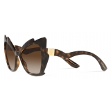 Dolce & Gabbana - Occhiale da Sole Gattopardo - Havana - Dolce & Gabbana Eyewear