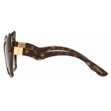 Dolce & Gabbana - Occhiale da Sole Gattopardo - Havana - Dolce & Gabbana Eyewear