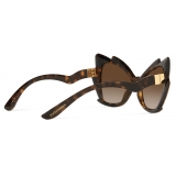 Dolce & Gabbana - Occhiale da Sole Gattopardo - Havana - Dolce & Gabbana Eyewear